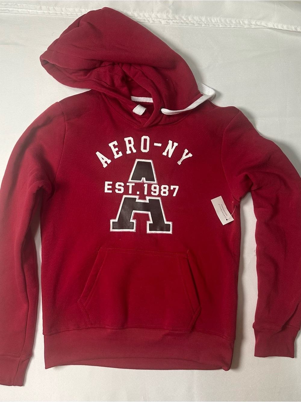 NWT Aeropostale Youth Red Hoodie with Lettering